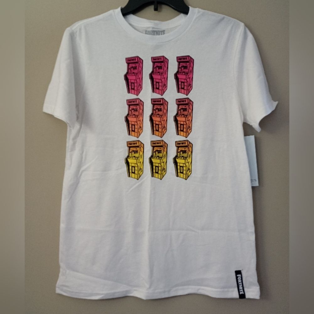 NWT Fortnite White T Shirt 100% Cotton Size XXL 18